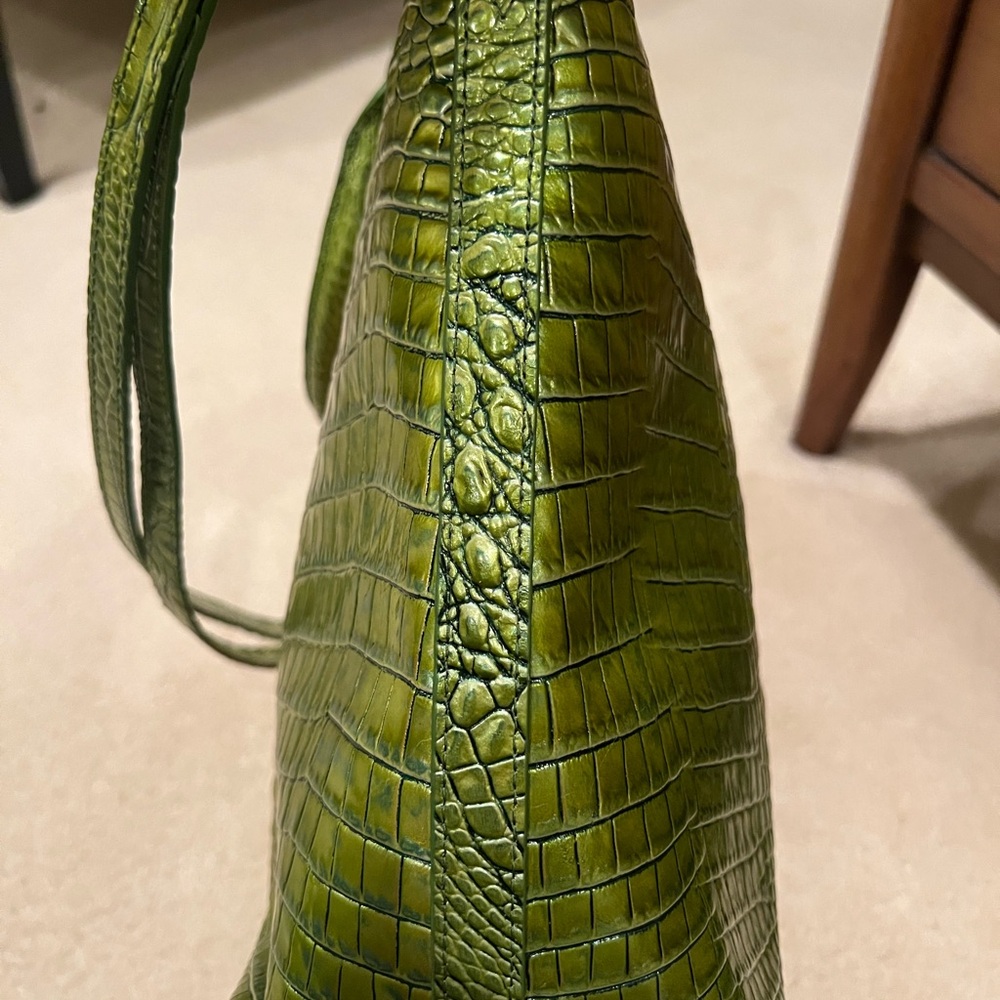 Brahmin Duxbury Satchel Limeade Green Melon Ombré NWOT - Picture 9 of 12